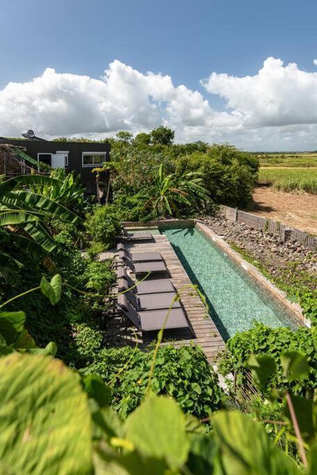 T3 Lumineux Avec Vue Exceptionnelle Et Piscine Oasis De Nature Et Serenite Petit-Canal Exterior photo